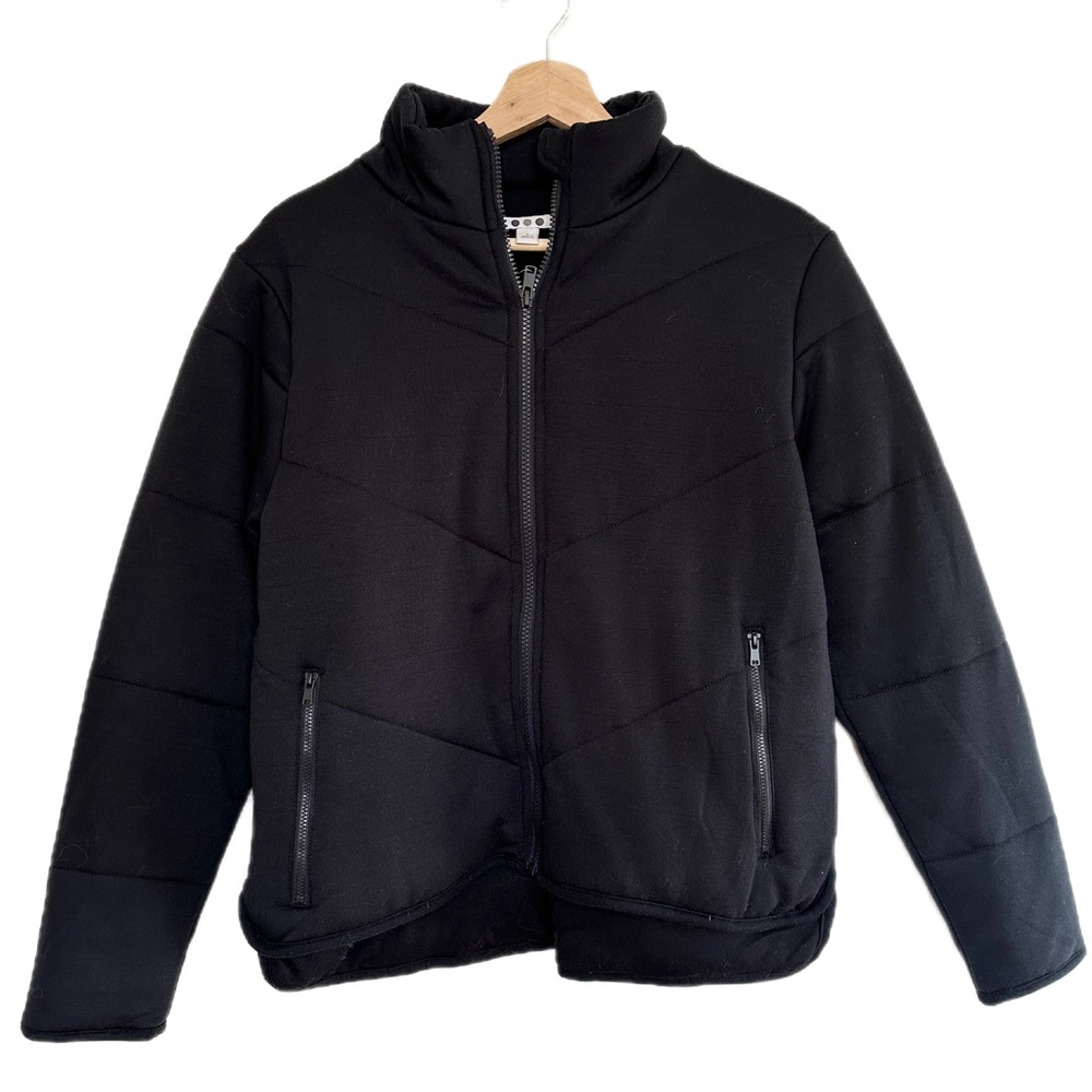 NWT Black Quilted Knit Jacket Size Small